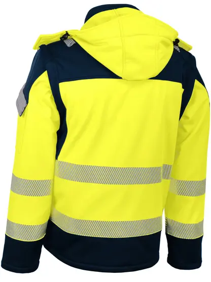 Soft Shell fluo geel achterkant.webp