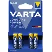 BATTERIJ VARTA AAA 1.5V - 4 STUKS