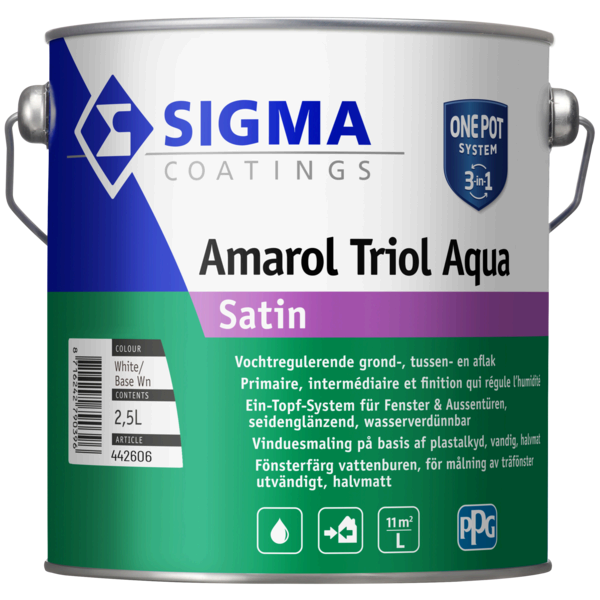 SIGMA AMAROL TRIOL KLEUR 2,5 L