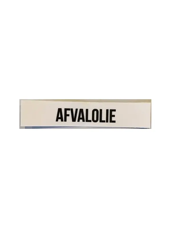 Sticker Afvalolie 10x2cm NL