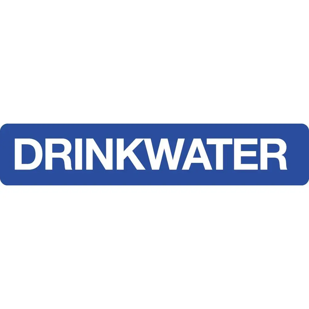 Sticker Drinkwater 2x10 NL
