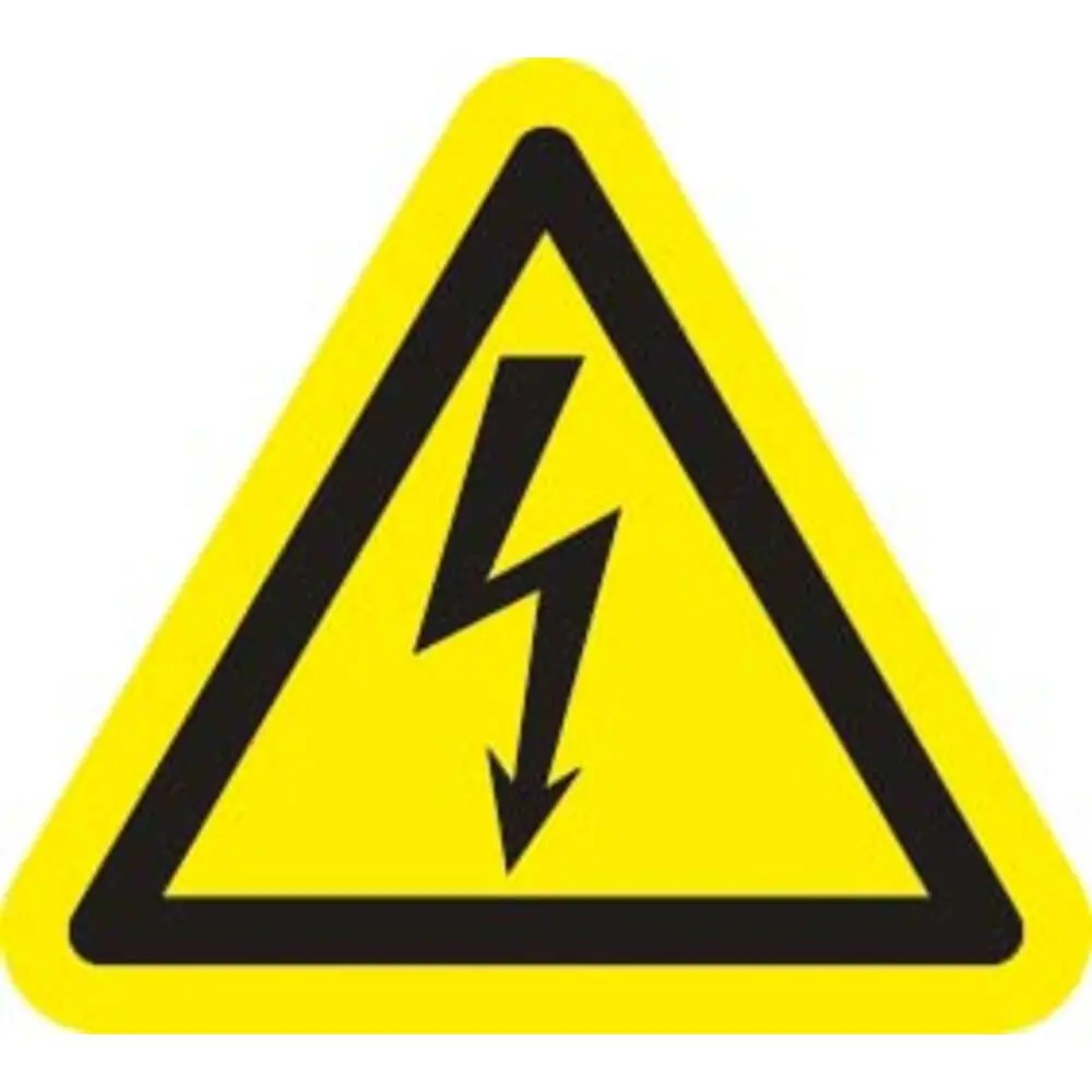Sticker Elektrische spanning 10cm