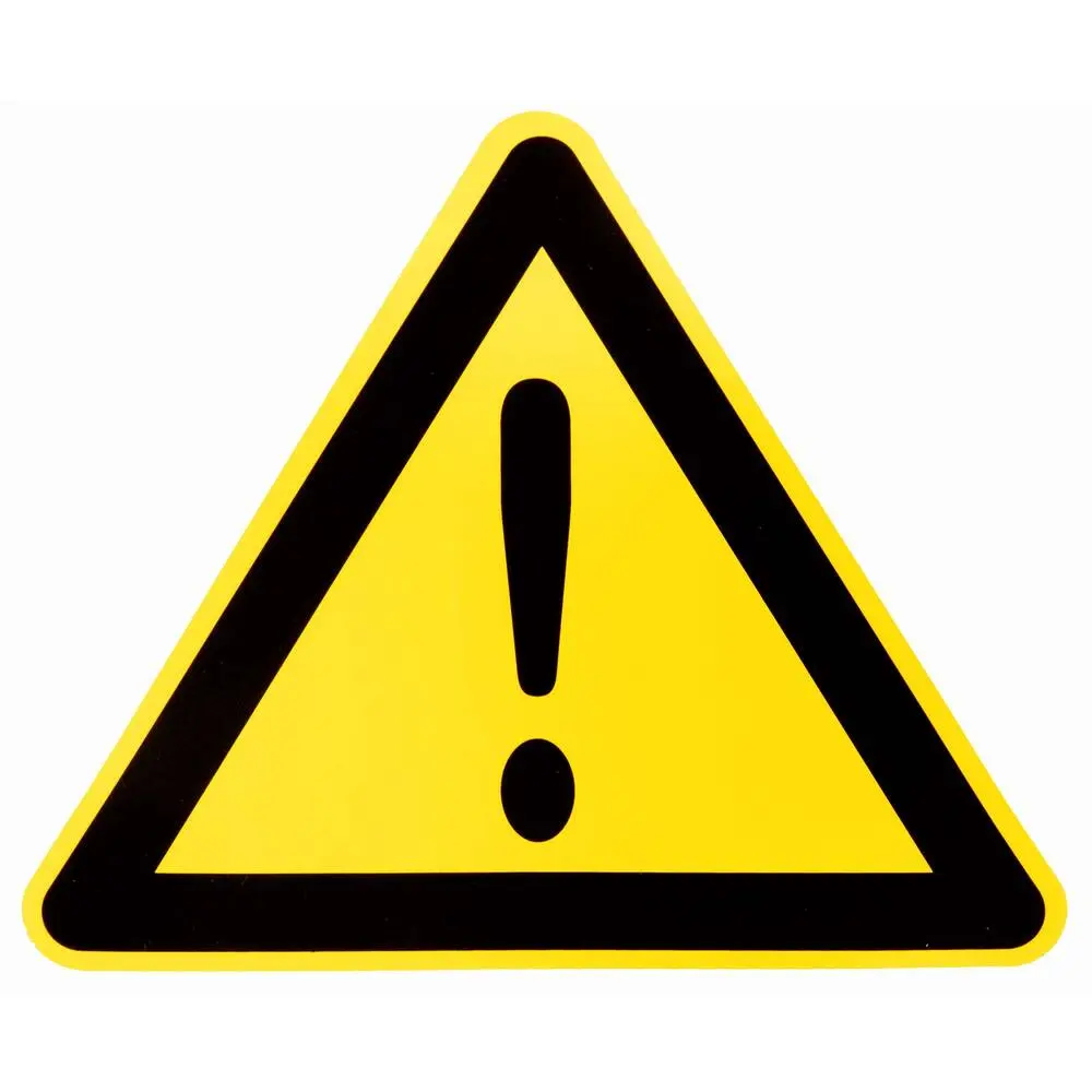 Sticker Algemeen Gevaar 10cm