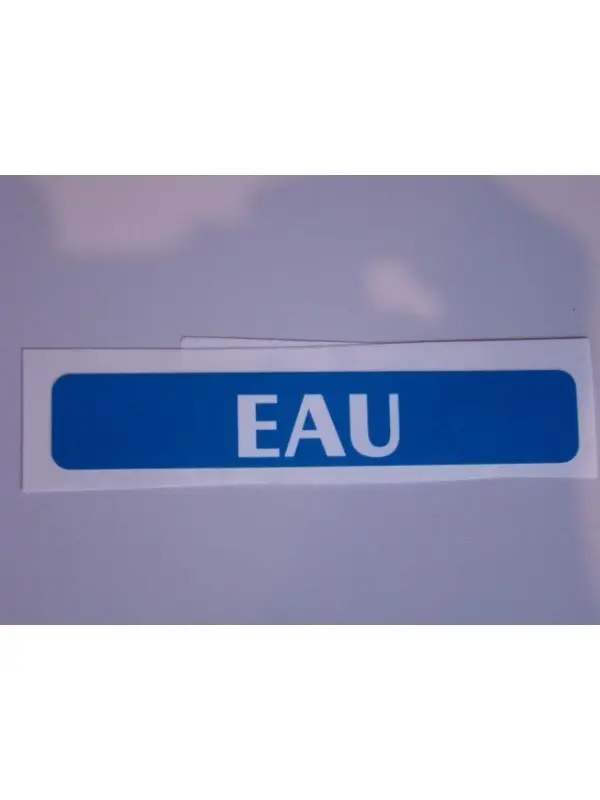 Sticker Drinkwater Eau 2x10 FR