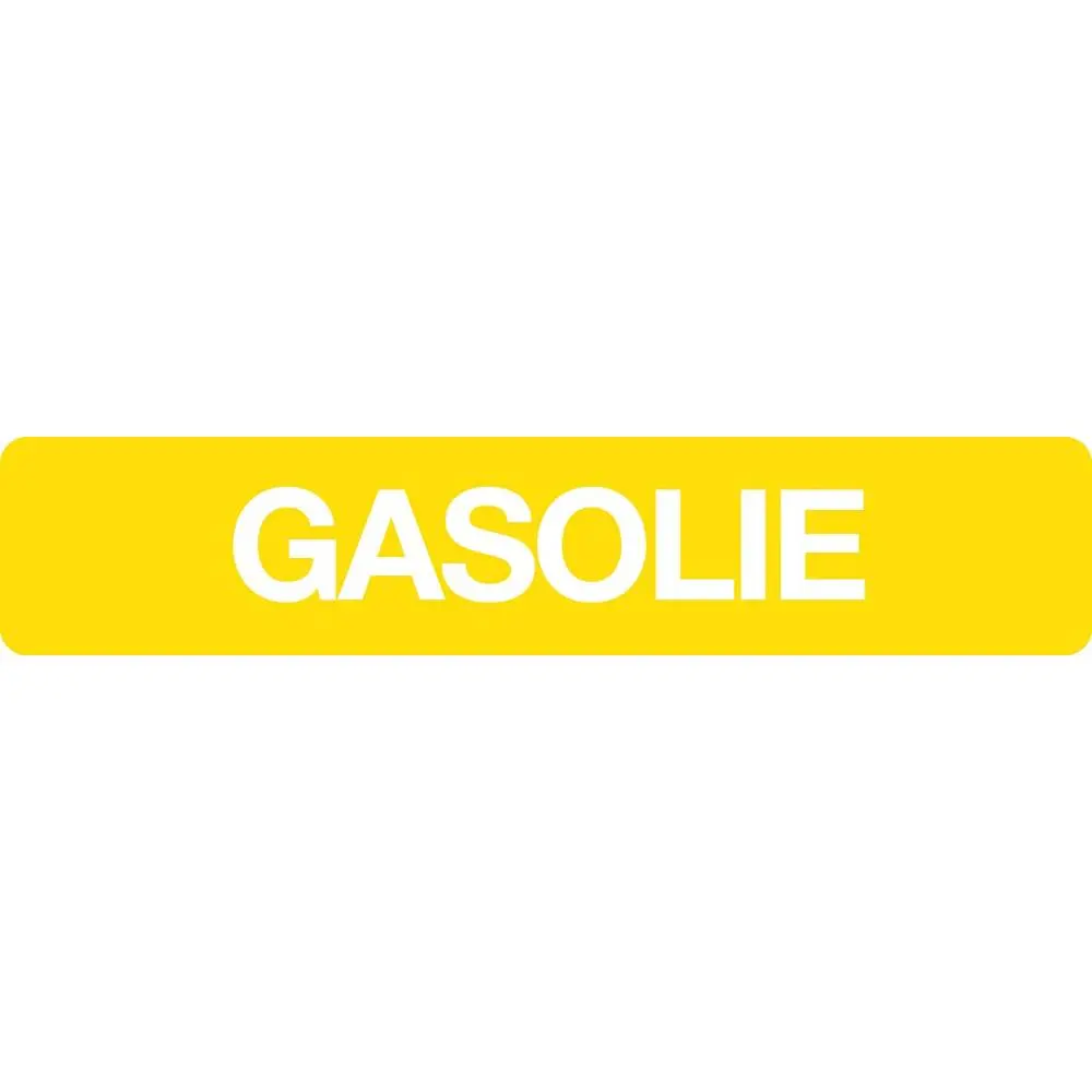 Sticker Gasolie 10x2cm NL