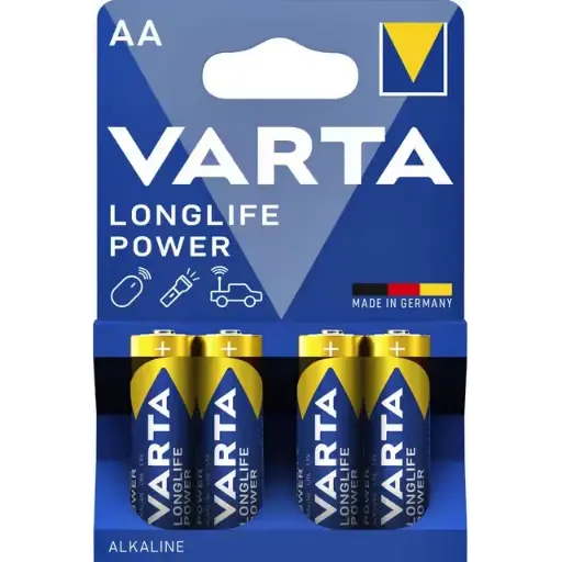 BATTERIJ VARTA AA 1.5V - 4 STUKS