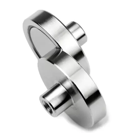 [BD-FTN-40 -- TCN-40] Magneethaak Neodymium Ø40mm/55KG schroefdraad M6