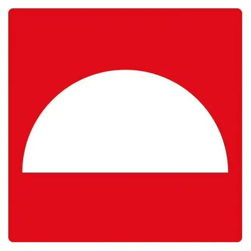 [10.58.160] Sticker Brandblusinstallatie 10 x 10 cm