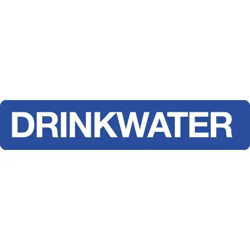 [10.57.100] Sticker Drinkwater 2x10 NL