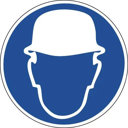 [10.59.011] STICKER HELM VERPLICHT 10 CM