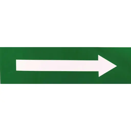 [10.58.199] STICKER VLUCHTRICHTING 15 x 15 CM