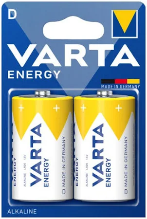 Batterij VARTA - D energy - 1.5V - 2stuks