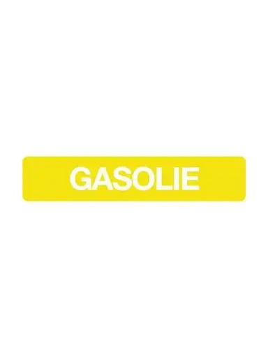 [OUA881] Sticker Gasolie - Gasoil 10x2cm