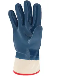 SINGER Handschoen Zware Nitril gesloten rug Manchet (blauw) 